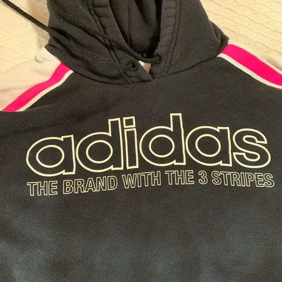 Adidas Crop Hoodie - Picture 2 of 6